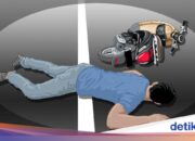 Motorrad in Puncak Bogor kommt beim Überholen ums Leben, nachdem es von einem Pick-up überfahren wurde