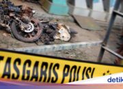 Motorradfahrer stirbt, nachdem er von einem Lastwagen angefahren wurde, nachdem er aufgrund von Wellen auf der Straße in Nord-Jakarta gestürzt war