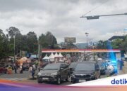 نقاط الازدحام المروري في بونشاك بوجور هذا المساء