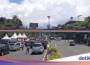 An einigen stark befahrenen Punkten auf der Puncak-Bogor-Route ist der Verkehr weiterhin in zwei Richtungen gültig