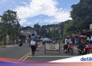 Da mit Rückstau gerechnet wird, ist der Verkehr von Puncak Bogor nach Jakarta heute Nachmittag eine Einbahnstraße