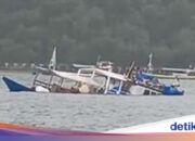 Das Pinisi-Schiff sank in Labuan Bajo, die Besatzung schlief ein und hatte niemanden, der das Wasser pumpte