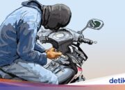 Diebstahl eines Motorrads im Hof ​​einer Moschee und Rückfälliger eines Raubüberfalls in Tangerang festgenommen