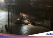 Cilegon South Ring Road überflutet, Fahrzeuge können nicht passieren