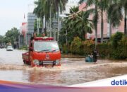 4 RTs und 12 Straßen in Nord-Jakarta sind heute Nacht immer noch überflutet