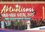 Bei der Weihnachtsfeier auf der JI-Expo erinnert Pramono die Familie an die Gründung der Nation