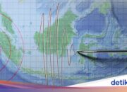 Erdbeben der Stärke M 4,9 erschüttert Melonguane, Nord-Sulawesi