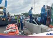 3 Fahrzeugunfall auf der Mautstraße von Batang, 1 Person getötet, 2 schwer verletzt