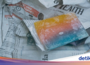 Polizei enthüllt Laborergebnisse für Old-School-Kucheneis, das angeblich aus Schwamm in Zentral-Jakarta hergestellt wurde