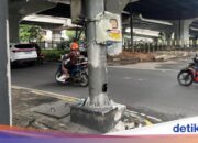 Ein Zeuge erzählt die Geschichte des Augenblicks, als ein TransJ-Bus in West Tanjung gegen einen Mast prallte