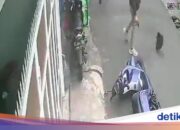 Chronologie der Motorraddiebe in Palmerah, West-Jakarta, die drei Schüsse auf Anwohner abfeuerten