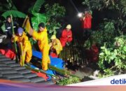 Defektes Ufer des Angke-Flusses repariert, Überschwemmungen in Pinang Tangerang beginnen zurückzugehen