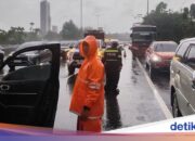 Unfall bei Kilometer 11 der Serpong-Mautstraße in Richtung Jakarta, der Verkehr war blockiert