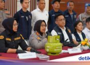 Polizei bricht Mischgaspraktiken in Cikarang ab, 3 kg LPG werden in 12 kg eingespritzt