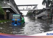 Jakartas Überschwemmungspunkte wurden heute Nachmittag auf 57 RTs und 39 Straßen erhöht