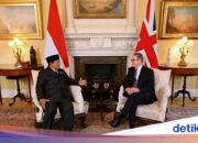 Prabowo hält in London ein Vierertreffen mit dem britischen Premierminister Keir Starmer ab