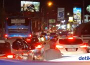 Die Puncak-Bogor-Route ist heute Nacht überlastet, die Polizei von Bogor bereitet Verkehrstechnik vor