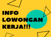 (UPDATE!!) Job Vacancies Info